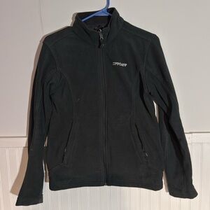 Black Full Zip Spyder Fleece Jacket
